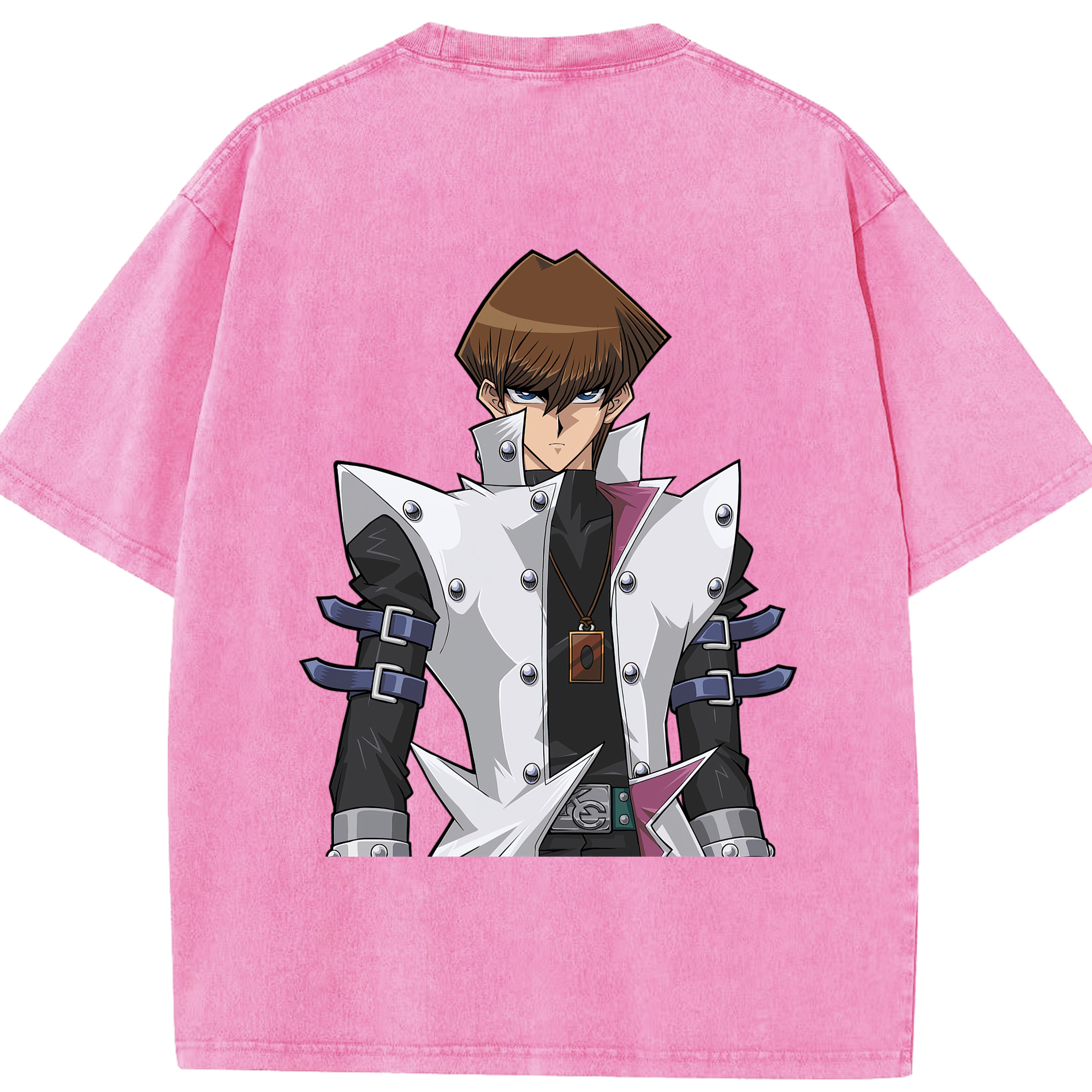 （画像用） 遊☆戯☆王 Yu-Gi-Oh! 綿100% ヴィンテージ風 半袖Tシャツ（背面プリント）